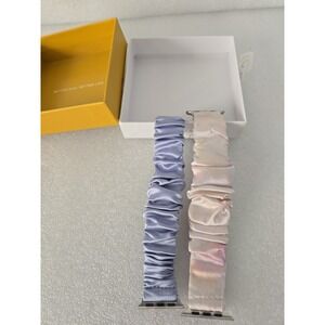 LilySilk Apple Watch band Silk scrunchies New In Gift‎ Box 38/40 Mm Set Of 2